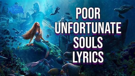 Those poor unfortunate souls So sad, so true They come flocking to my cauldron Crying, "Spells, Ursula please!" And I help them Yes, I do Now it's happened once or twice Someone couldn't pay the price And I'm afraid I …